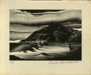 Lot #1840: PAUL LANDACRE - Campers - Wood engraving