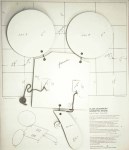 Lot #228: CLAES OLDENBURG - Geometric Mouse - Scale D "Home Made" - Offset lithograph on wove paper laminated to five cardboard elements with die-cut, stainless steel chain and wire and nickel-plated fasteners