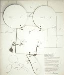 Lot #246: CLAES OLDENBURG - Geometric Mouse - Scale D "Home Made" - Offset lithograph on wove paper laminated to five cardboard elements with die-cut, stainless steel chain and wire and nickel-plated fasteners