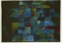 Lot #634: PAUL KLEE - Terraced Garden ["Jardin en terrasses"] - Original color collotype