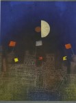 Lot #2142: PAUL KLEE - City with Flags ["Beflaggte Stadt"] - Original color lithograph