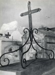 Lot #137: CLARENCE JOHN LAUGHLIN - Cross on Curlicues - Original vintage photogravure