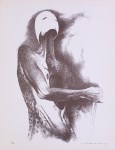 Lot #2782: GUILLERMO MEZA - Que porque Eran Nios - Lithograph in brown ink