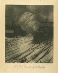 Lot #601: ALFRED STIEGLITZ - Snapshot - In the New York Central Yards - Original vintage photogravure