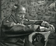 Lot #2670: YOUSUF KARSH - Pablo Picasso I - Original vintage photogravure
