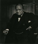 Lot #731: YOUSUF KARSH - Winston Churchill - Original vintage photogravure