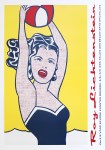 Lot #1013: ROY LICHTENSTEIN - Girl with Ball - Color silkscreen