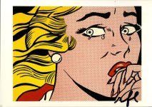 Lot #1647: ROY LICHTENSTEIN - Crying Girl - Color offset lithograph
