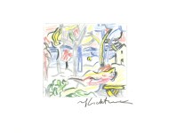 Lot #2816: ROY LICHTENSTEIN - Reclining Figure in Landscape - Color offset lithograph