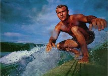Lot #1621: GEORGE SILK - Surfer - Original vintage color photogravure