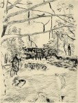 Lot #335: PIERRE BONNARD - Le Parc Monceau - Original etching