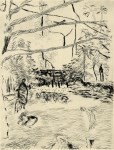 Lot #2416: PIERRE BONNARD - Le Parc Monceau - Original etching