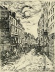 Lot #1701: MAURICE DE VLAMINCK - Rue de la Glaciere - Original etching