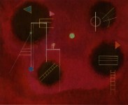 Lot #2225: WASSILY KANDINSKY - Vier Flecken (Four Splashes) - Original color collotype