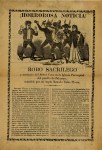 Lot #2256: JOSE GUADALUPE POSADA - Horrorosa Noticia Robo Sacrilego - Relief engraving