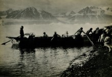 Lot #2622: ROCKWELL KENT - Nordic Boat - Original vintage photogravure