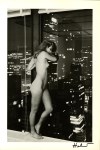 Lot #998: HELMUT NEWTON - Patti Hansen over Manhattan - Original vintage photolithograph
