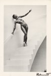 Lot #1793: HELMUT NEWTON - Jenny Kapitan, In My Studio, Paris - Original vintage photolithograph