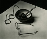 Lot #1173: ANDRE KERTESZ - Mondrian's Glasses and Pipe - Original photogravure