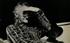 Lot #3264: DOROTHEA LANGE - Woman at Squatters Camp, Bakersfield, California [detail] - Original vintage photogravure