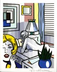 Lot #1319: ROY LICHTENSTEIN - Roommates - Color relief print