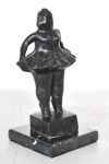 Lot #1556: FERNANDO BOTERO [imput&#233;e] - Bailarina con Tu-Tu - Bronze scuplture with dark brown patina
