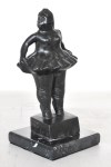 Lot #31: FERNANDO BOTERO [impute] - Bailarina con Tu-Tu - Bronze scuplture with dark brown patina