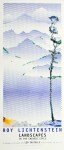 Lot #286: ROY LICHTENSTEIN - Landscape with Tall Tree - Original color offset lithograph