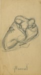 Lot #2996: ALFONSO IANELLI - Study for Sculpture #08 - Original pencil drawing
