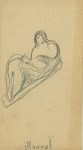 Lot #2997: ALFONSO IANELLI - Study for Sculpture #09 - Original pencil drawing