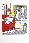 Lot #818: ROY LICHTENSTEIN - Tintin Reading II - Color offset lithograph