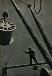 Lot #2241: PETER STACKPOLE - Hoisting Steel, San Francisco Bay Bridge - Original vintage photogravure