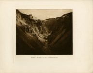 Lot #2186: FRANK JAY HAYNES - Grand Canyon of the Yellowstone - Original sepia-toned vintage photogravure