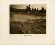 Lot #3098: FRANK JAY HAYNES - The Paint Pots - Original sepia-toned vintage photogravure