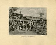 Lot #2257: KOLB BROTHERS - Horseback Party Leaving El Tovar - Original vintage photogravure