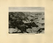 Lot #1658: KOLB BROTHERS - A Glimpse of the River from the Rim Road - Original vintage photogravure