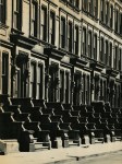 Lot #1816: EVELYN HOFER - Brownstones: West Side - Original vintage toned photogravure