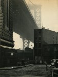 Lot #3189: EVELYN HOFER - Under Manhattan Bridge - Original vintage toned photogravure