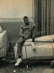 Lot #2149: EVELYN HOFER - Garment Delivery Boy: Seventh Avenue - Original vintage toned photogravure