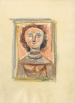 Lot #1704: MASSIMO CAMPIGLI [d'apr&#232;s] - Figura di Donna - Pastel on paper