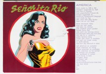 Lot #180: MEL RAMOS - Señorita Rio - Color lithograph