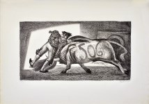 Lot #670: JOSE REYES MEZA - Toro 506 - Lithograph