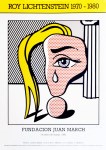 Lot #1738: ROY LICHTENSTEIN - Girl with Tear III - Color offset lithograph