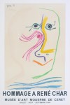 Lot #1032: PABLO PICASSO - Hommage a Rene Char - Color lithograph