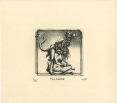 Lot #2716: EKO (H.S. DE LA GARZA BATORSKI) - Pierre Klossowski - Etching with aquatint