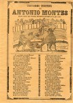 Lot #3168: JOSE GUADALUPE POSADA - Tristisimos Recuerdos de Antonio Montes - Relief engraving