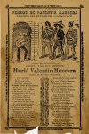 Lot #3210: JOSE GUADALUPE POSADA - Versos de Valentin Mancera - Relief engraving