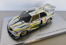 Lot #66: ROY LICHTENSTEIN - BMW Le Mans Art Car - Color metal diecast sculpture