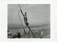 Lot #476: LEWIS HINE - Icarus, Empire State Building, New York - Original photogravure