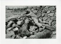 Lot #2958: ROBERT CAPA - Spain: Dead Child in Rubble - Original photogravure
